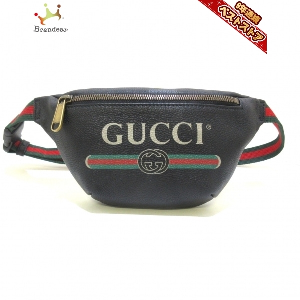 新品 未使用 GUCCI ウエストバッグ スモール 黒 527792-