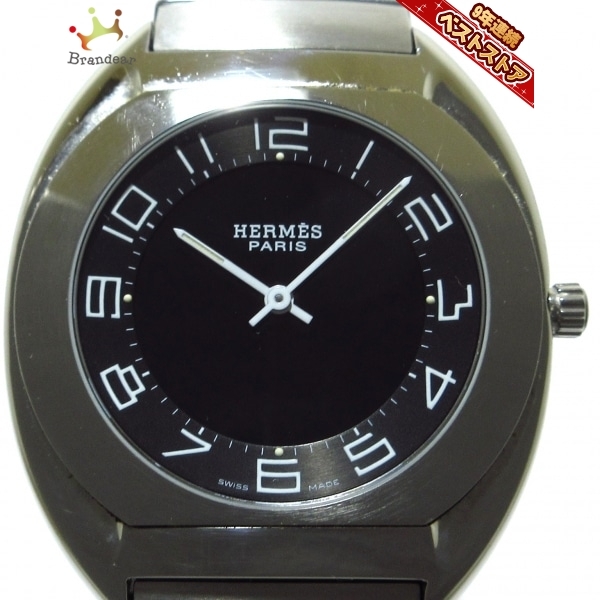 HERMES(エルメス) 腕時計 エスパス ES1.710 ボーイズ 黒 kurt