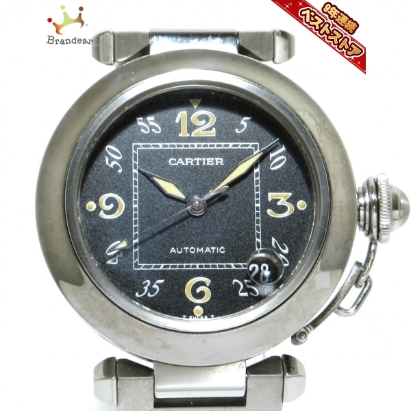 Cartier(カルティエ) 腕時計 パシャC W31043M7 ボーイズ SS 黒