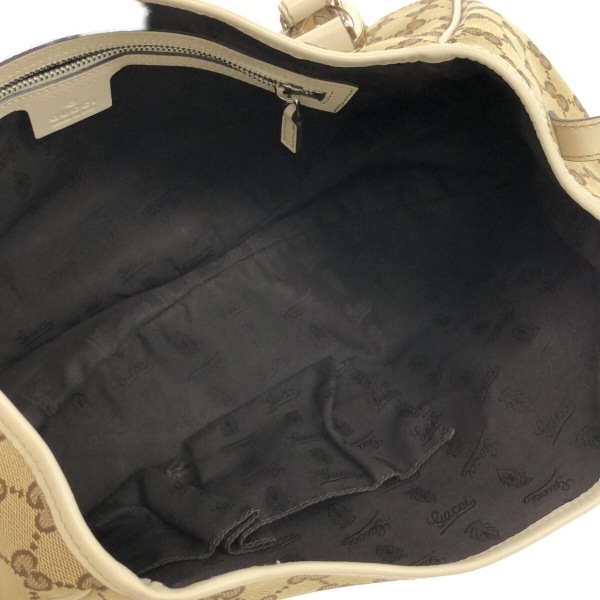 グッチ GUCCI トートバッグ 232963 - ジャガード×レザー ベージュ
