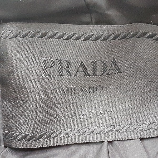 プラダ PRADA サイズ42 M - 黒×ダークグレー レディース 長袖/冬 美品