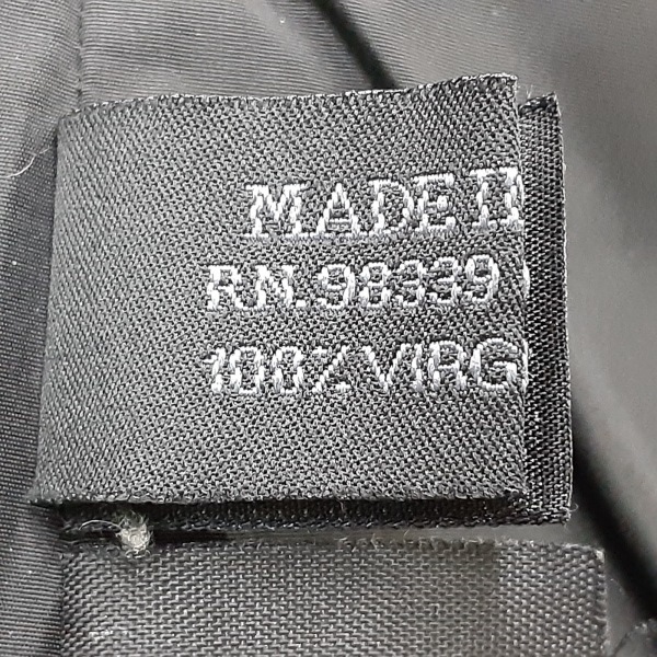 プラダ PRADA サイズ42 M - 黒×ダークグレー レディース 長袖/冬 美品