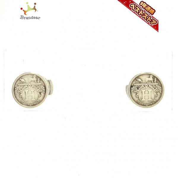 エルメス HERMES ピアス 21C287870 エクスリブリス シルバー