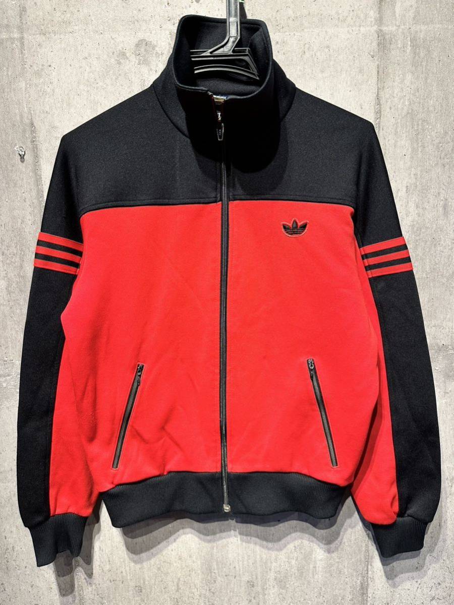 超希少】60s 70s 西ドイツ adidas トラックジャケット アディダス- 超希少】60s 70s 西ドイツ adidas トラックジャケット アディダス-