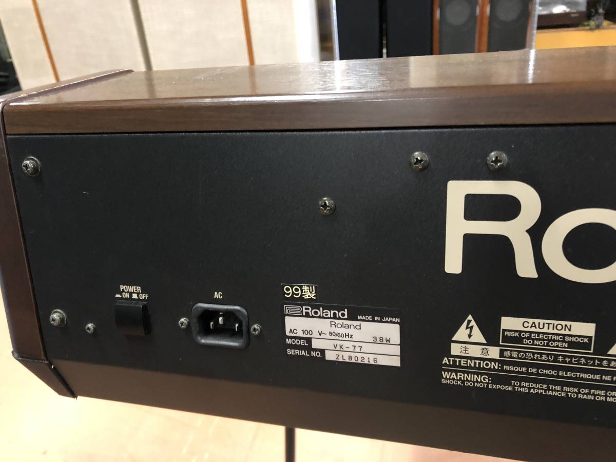 [ rare Junk keyboard ]Roland VK-77