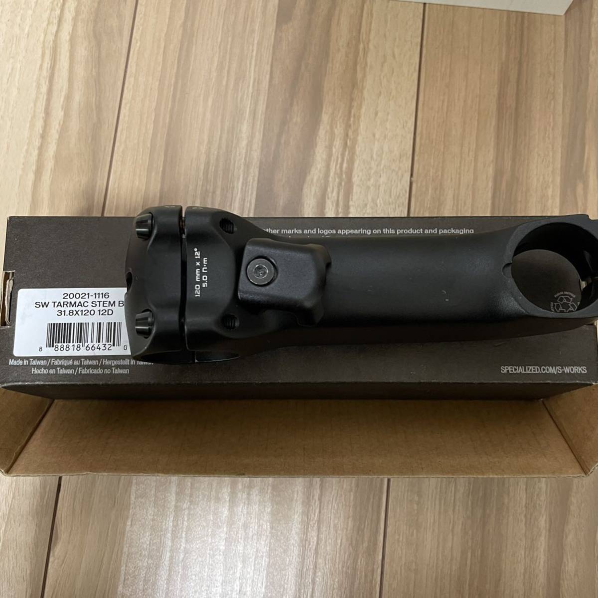 SL7 12° 120mm ブラックチタンボルト交換済 ステム SL7 12° 120mm ブラックチタンボルト交換済 ステム