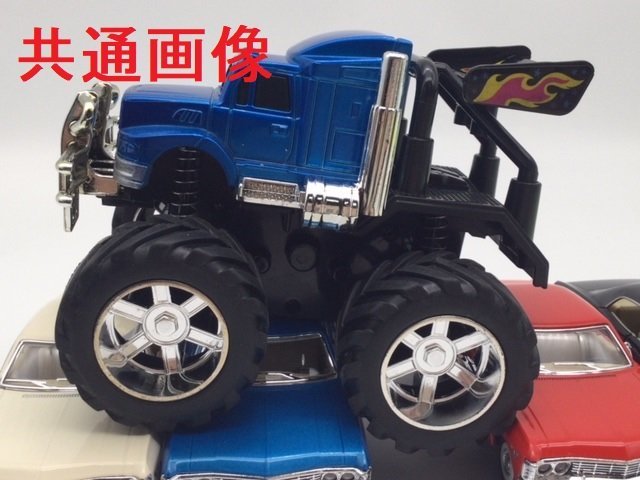  Monster Truck big foot blue american truck type minicar off-road friction Ford type rom and rear (before and after) suspension moveable 