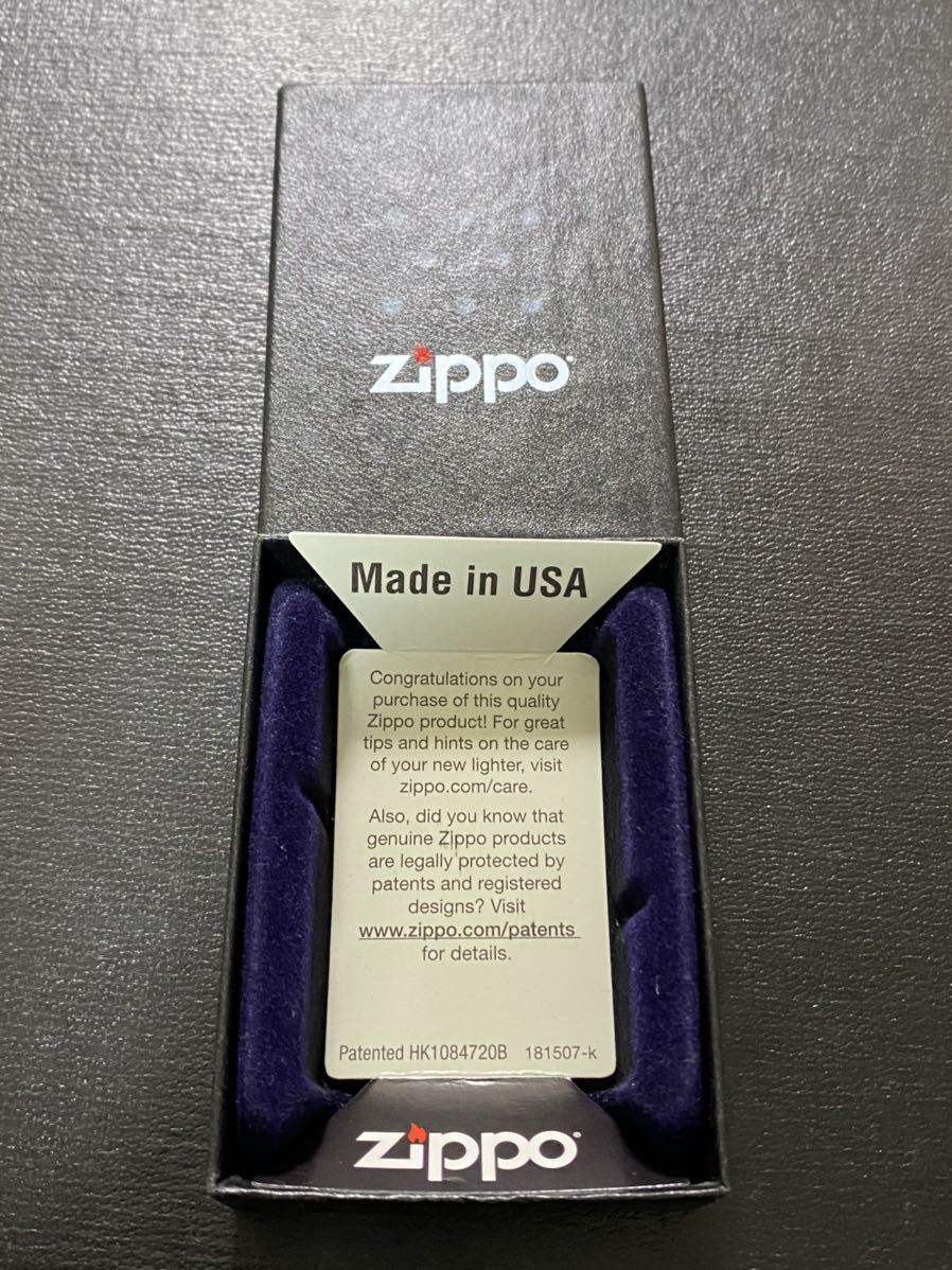 zippo 交信 ネットワーク 前面加工 ネイビー 希少モデル 2017年製 シルバーインナー 2017年製 ケース 保証書付き_画像10