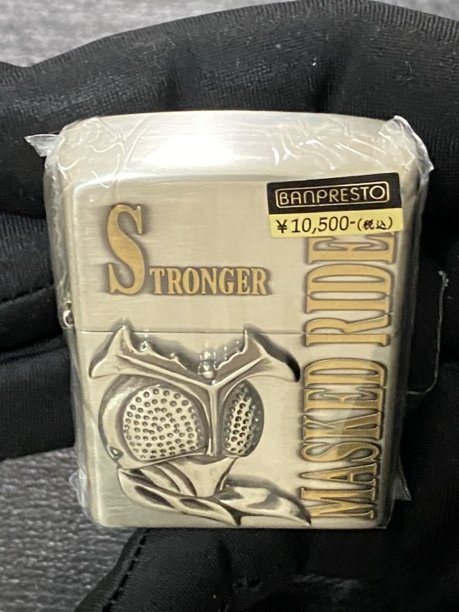 zippo 仮面ライダー ストロンガー フェイス Ver.35th Anniversary STRONGER 35周年記念 立体メタル 希少モデル 2005年製 専用ケース_画像5