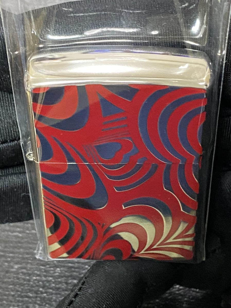 zippo ポールスミス レッド ハート 特殊刻印 希少モデル 2007年製 ② Poul Sumith シルバーインナー 2007年製 ケース 保証書付き_画像5