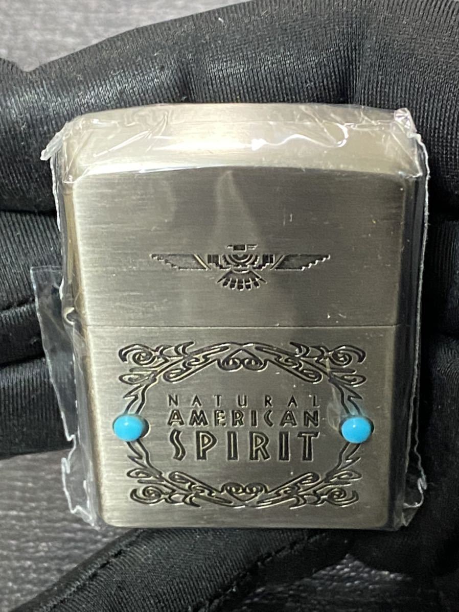 zippo アメリカンスピリット 天然石 限定品 希少モデル 2004年製 NATURAL AMERICAN SPIRIT ケース 保証書付き