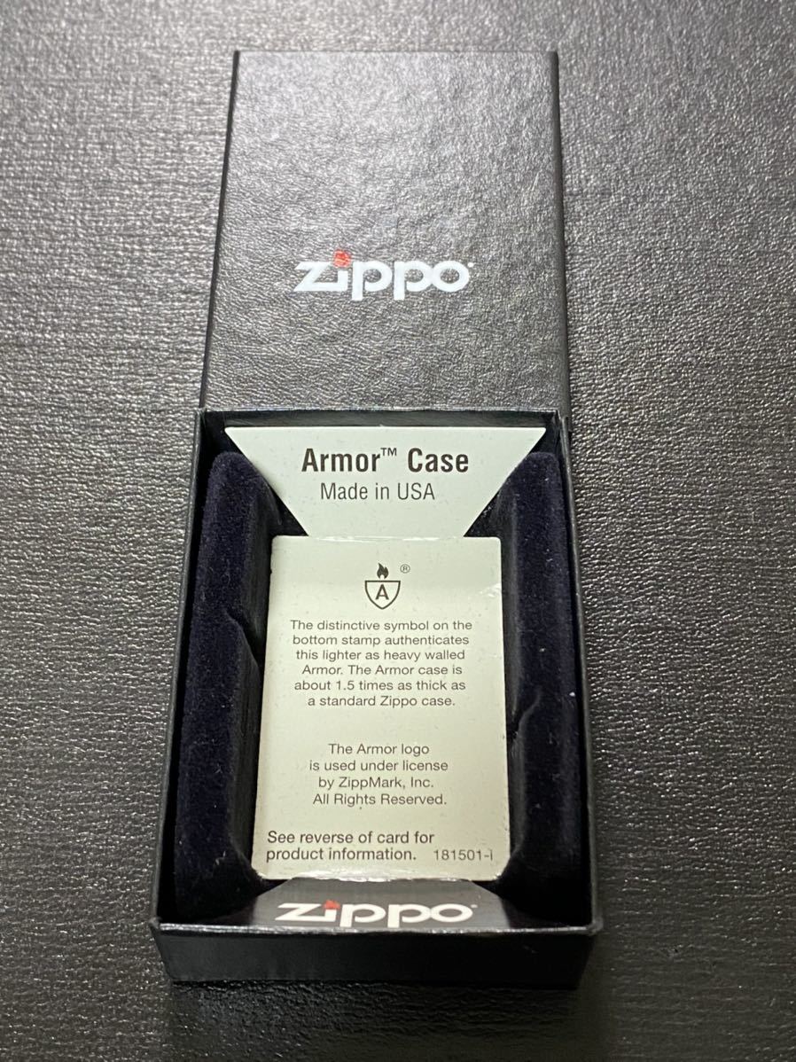 zippo アーマー 両面スパイラル刻印 特殊加工 希少モデル 2020年製