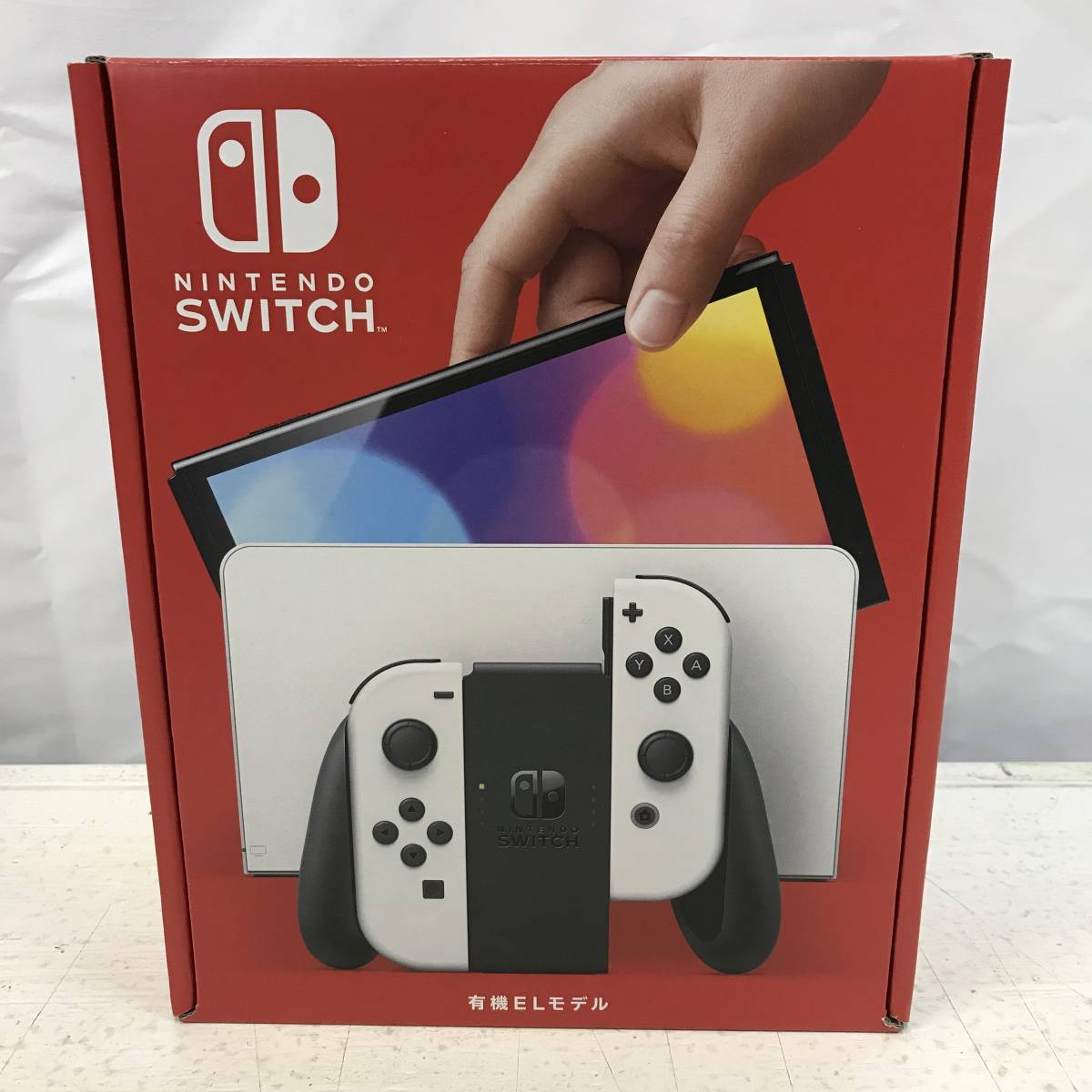 ヤフオク! - 36 ほぼ未使用品 任天堂switch 本体 有機EL ホ...