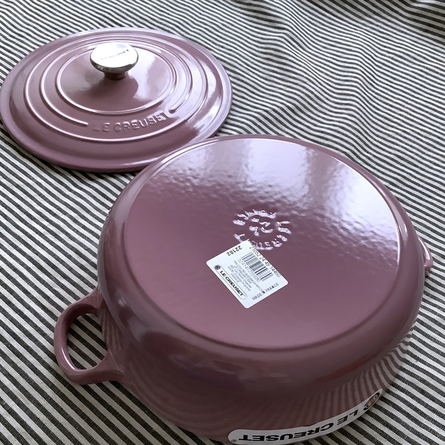 ルクルーゼジャポン正規品】ココットジャポネーズ 24センチモーヴ
