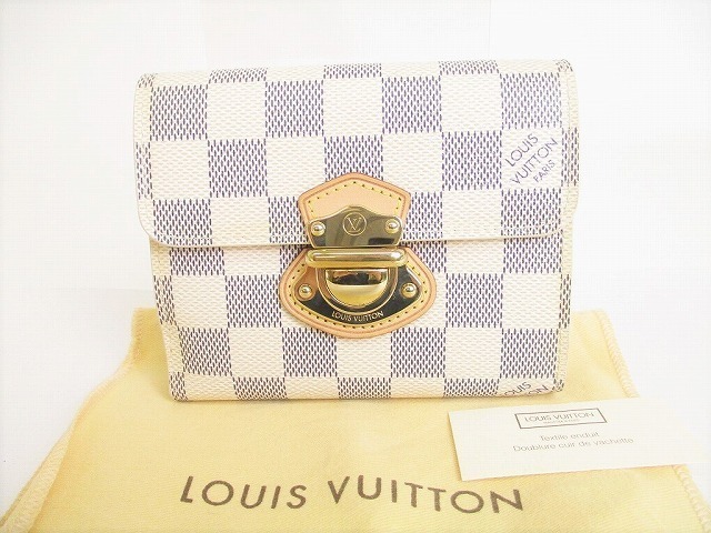 未使用保管品】 ルイヴィトン LOUIS VUITTON アズール ポルトフォイユ