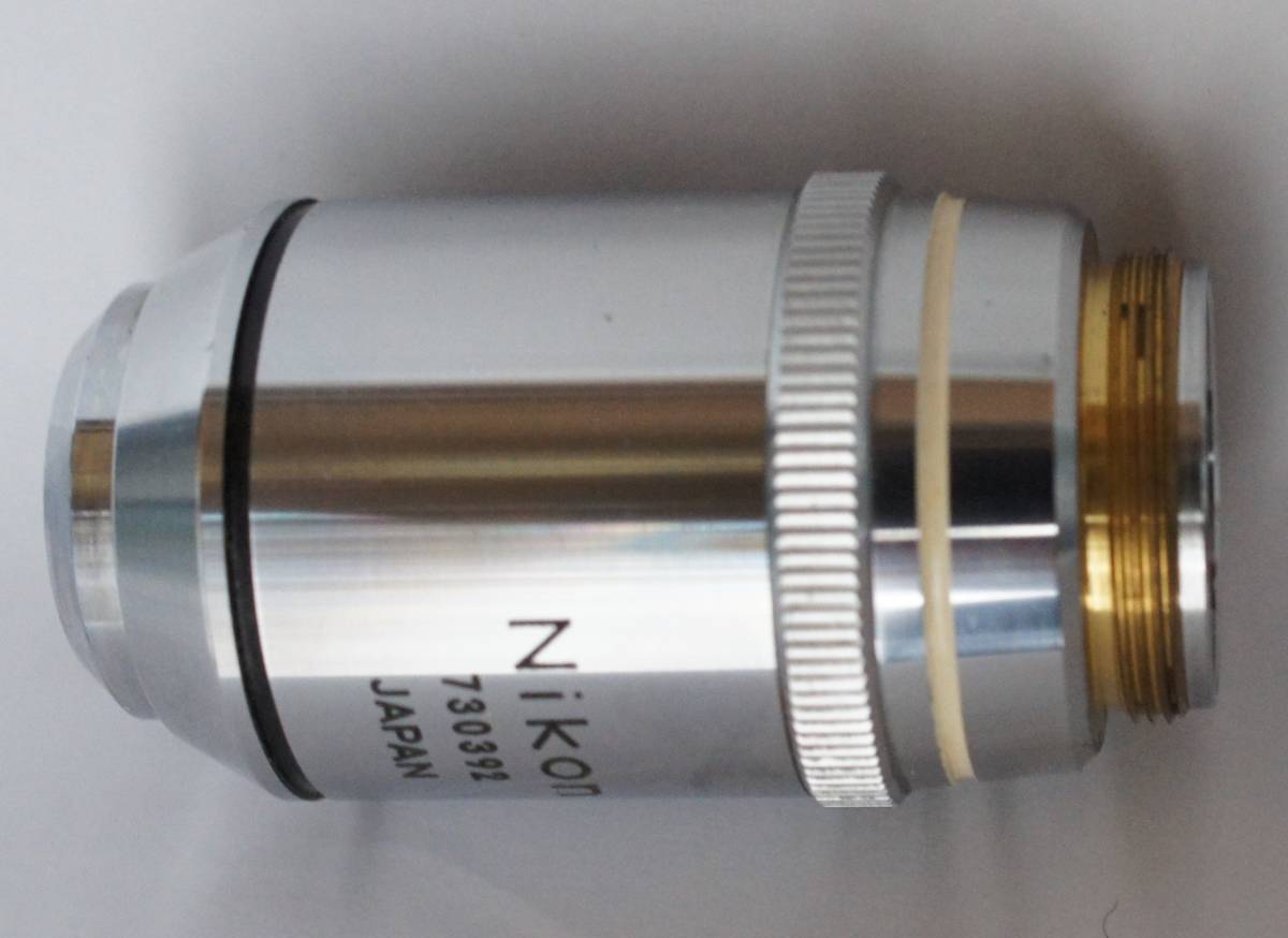 Microscope Japan　品質保証 返品可　Nikon CF Plan Apo 100 oil 油浸　対物レンズ　Optiphot等用　中古　ニコン_画像10