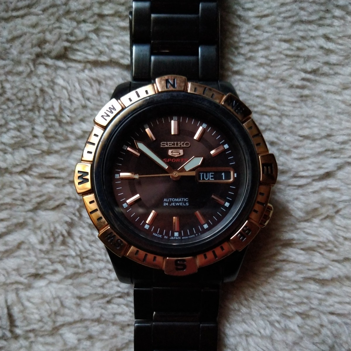 腕時計　限定品　SEIKO セイコー　日本製　自動　24宝石 （断捨離）_画像1
