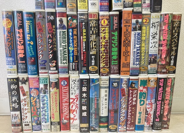 フィッシング ビデオ 釣り バス VHS 50本 おまとめ