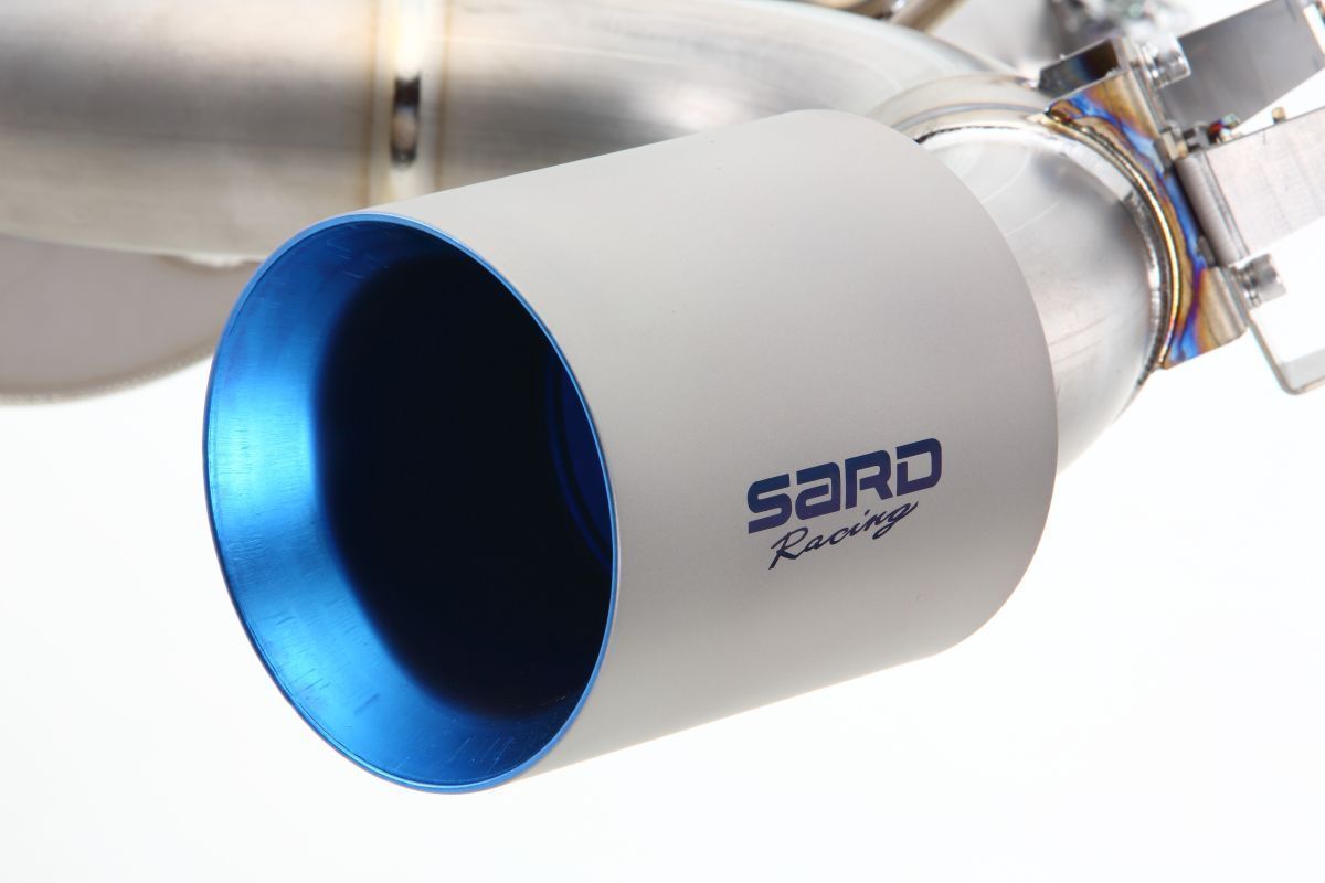 自動車関連業者直送限定 SARD GRスープラ Ti-Z MUFFLER マフラー フルチタン 左右2本出し GR SUPRA DB42 RZ TOYOTA (23006)_画像3