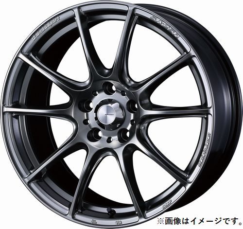 個人宅発送可能 ウエッズスポーツ WedsSport 18X7.0J +47 5穴 PCD114.3 PSB ホイール 1本 SA-25R エスエーニーゴーアール (73725)