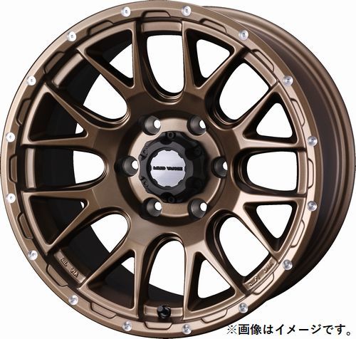 個人宅発送可能 ウエッズ Weds 16X5.5J +22 5穴 PCD139.7 BRO ホイール 1本 MUD VANCE 08 マッドヴァンス ゼロエイト (41140)