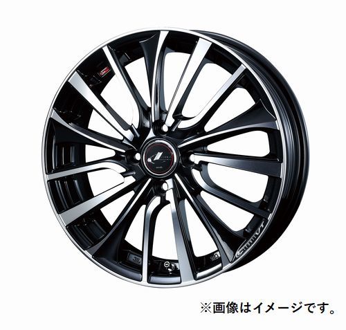 個人宅発送可能 ウエッズ Weds 15X4.5J +45 4穴 PCD100 PBMC ホイール 1本 LEONIS VT レオニス・ブイティー (36326)_画像1