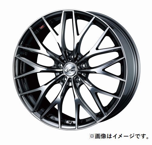 個人宅発送可能 ウエッズ Weds 18X7.0J +53 5穴 PCD114.3 BMCMC ホイール 1本 LEONIS MX レオニス・エムエックス (37439)_画像1