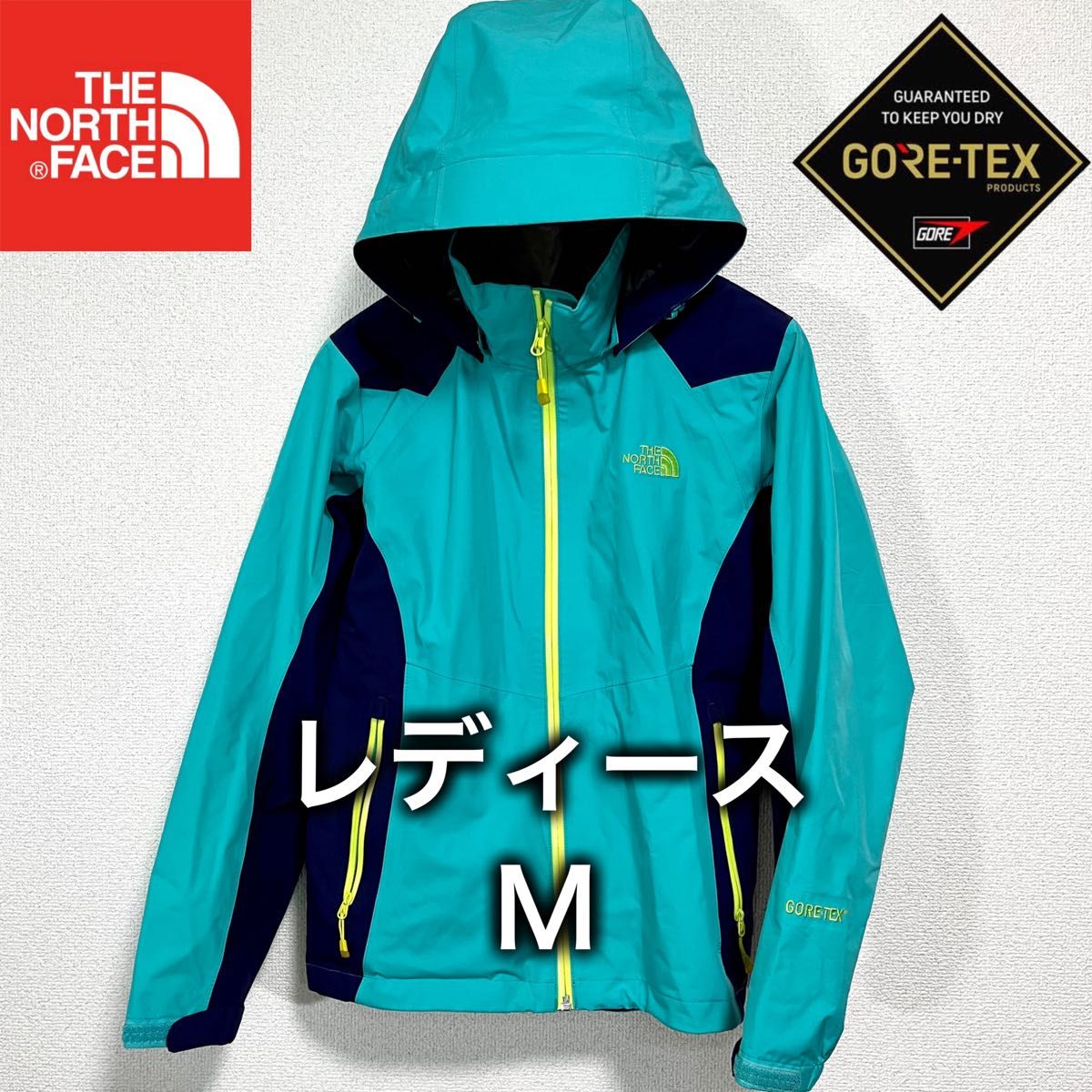 極美品 収納袋付 ノースフェイス ゴアテックス マウンテンパーカー レディースM THE NORTH FACE フード着脱可能