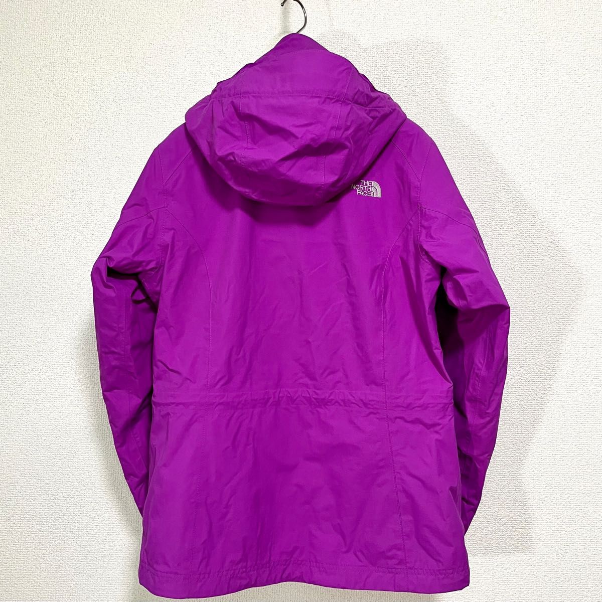 美品人気 ノースフェイス マウンテンパーカー レディースS フード収納 透湿防水 THE NORTH FACE ナイロンジャケット