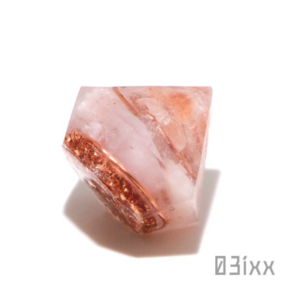 [ free shipping * prompt decision ]. salt orugo Night diamond type pedestal none moruga Night Morgan stone natural stone Sakura color. stone interior amulet 03ixx[4 month birthstone ]