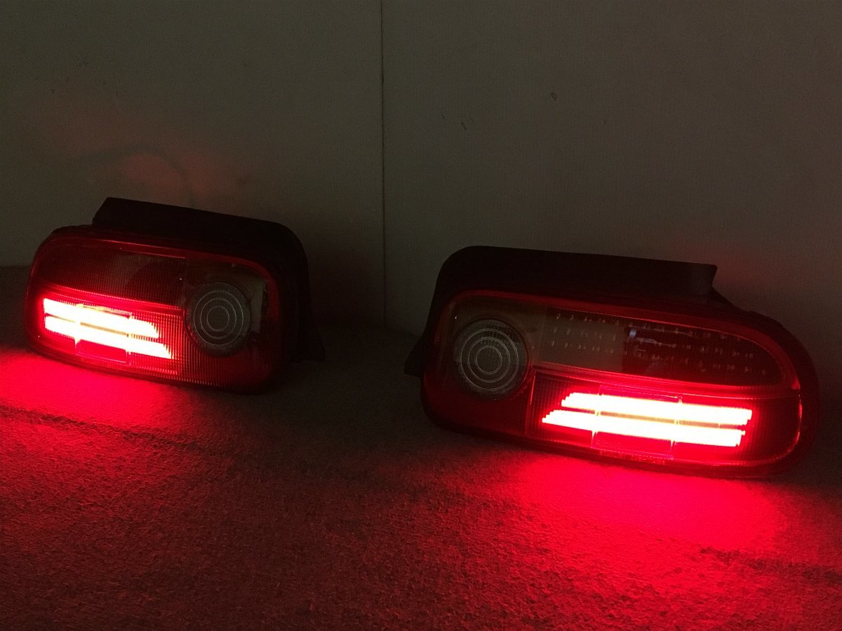 *youtube animation sequential turn signal built-in PP1 type beet original line design acrylic fiber processing LED tail lamp Y105