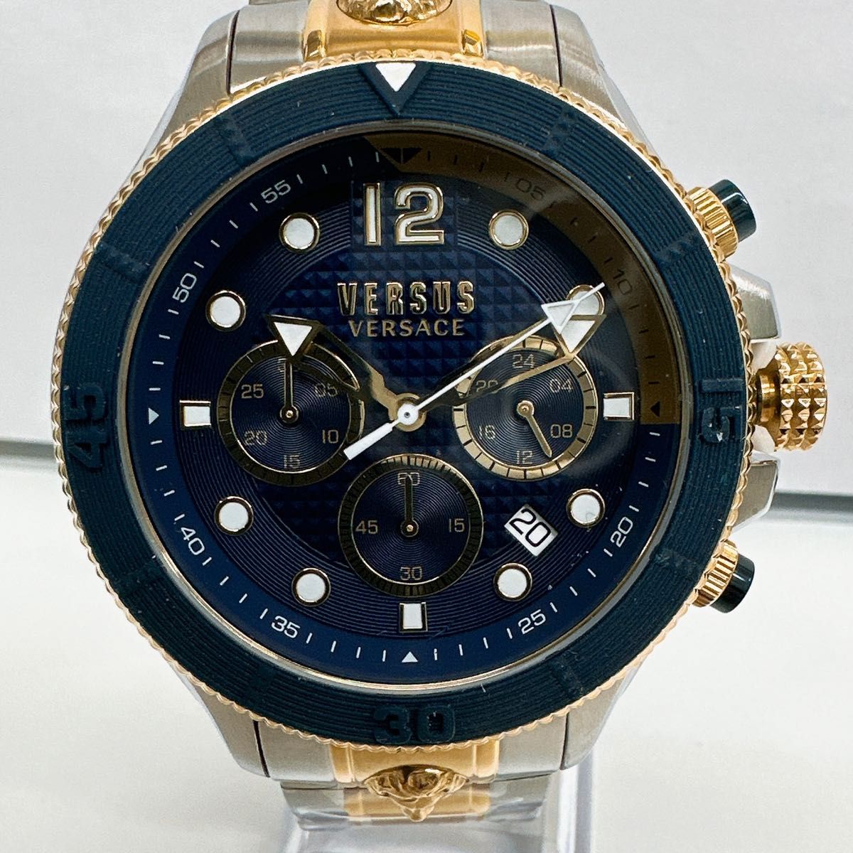 新品】ヴェルサスヴェルサーチ Versace メンズ腕時計 ゴールド