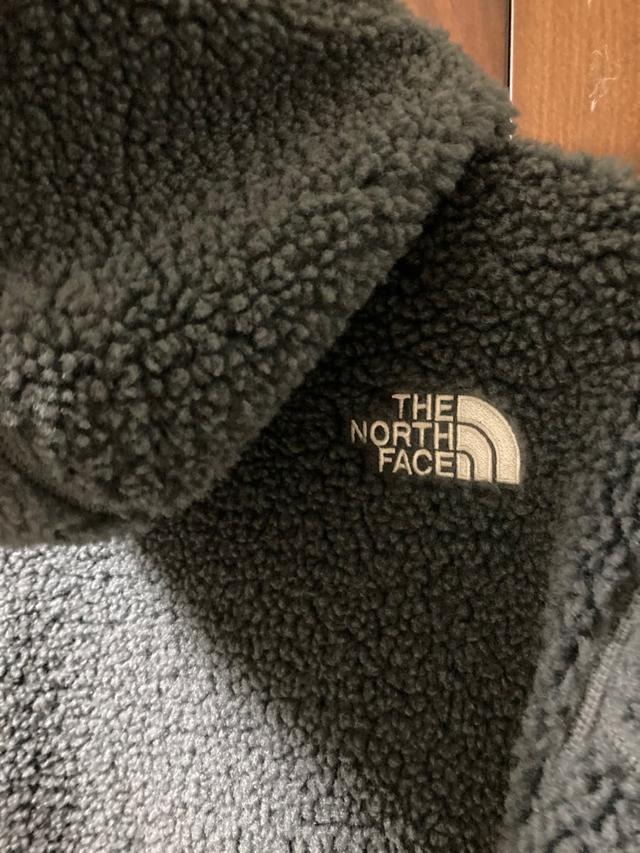 美品 THE NORTH FACE ノースフェイス PLAY GREEN プレイグリーン ボア フリース ジャケット パーカー M 6