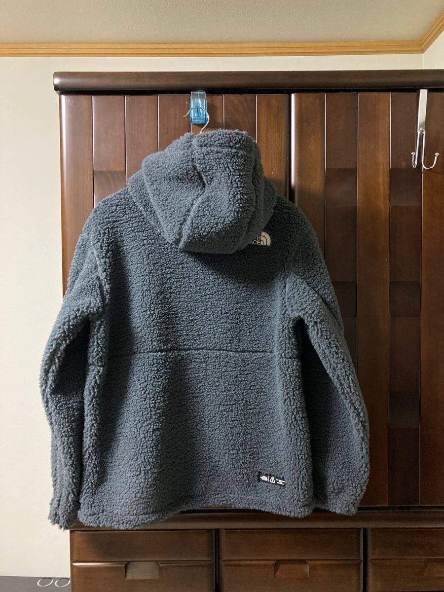 美品 THE NORTH FACE ノースフェイス PLAY GREEN プレイグリーン ボア フリース ジャケット パーカー M 4