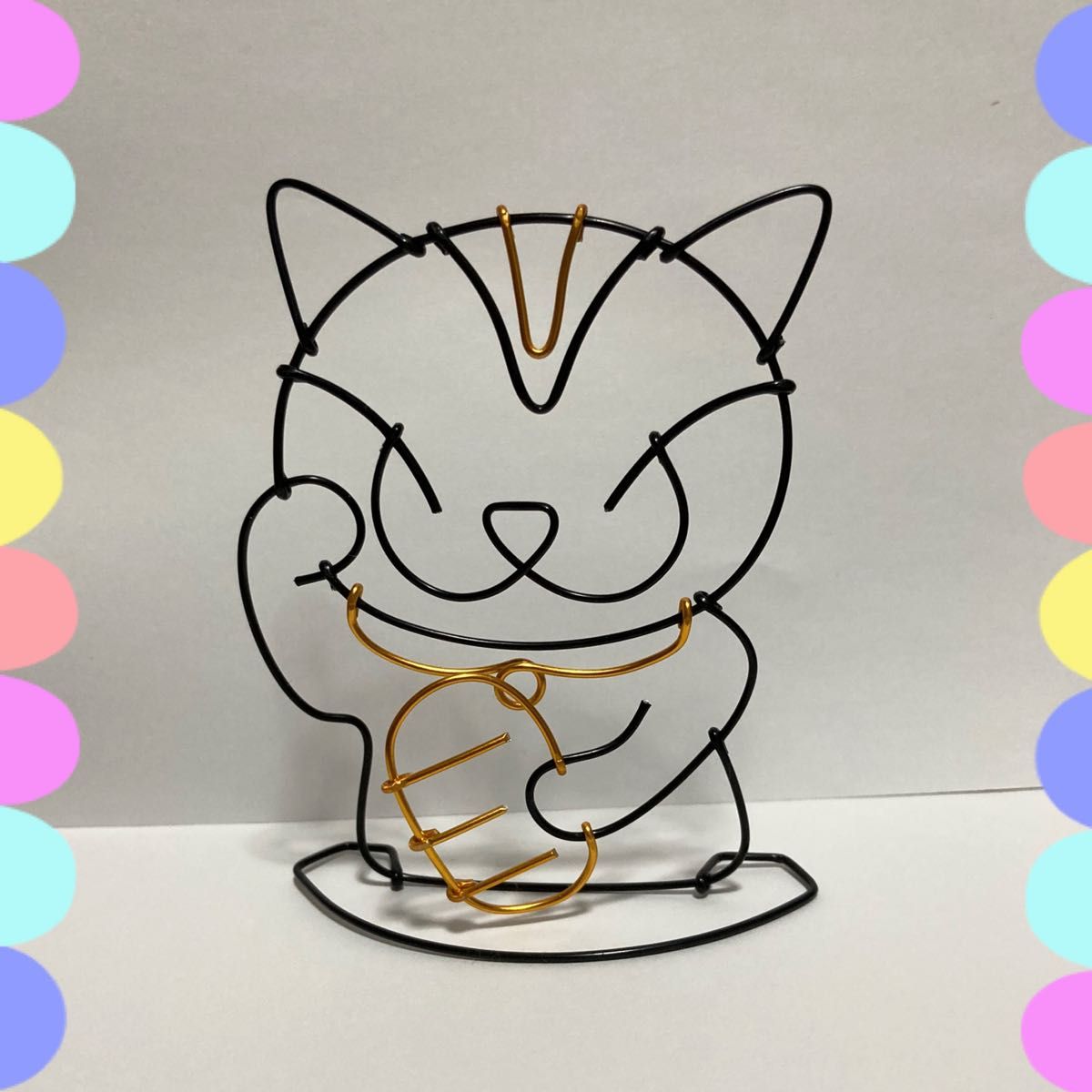 ワイヤークラフト 招き猫|PayPayフリマ