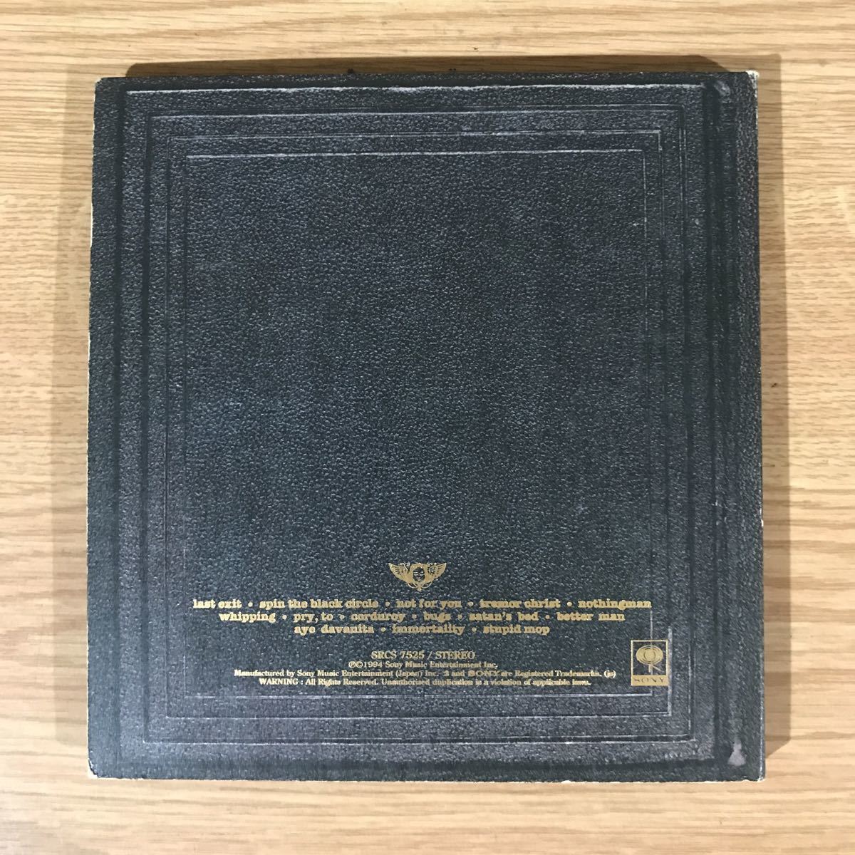 F1105 中古CD100円 PEARL JAM Vitalogy_画像2