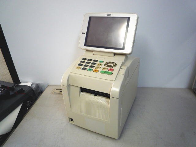 ☆東芝テック/TEC☆定額ラベルプリンター☆KP-60☆液晶表示難有