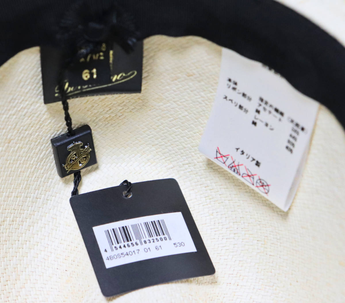 Borsalino ボルサリーノ》新品 定価58,300円 イタリア製 春夏モデル