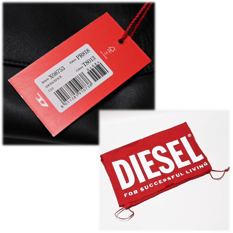 DIESEL ディーゼル》新品 定価71 500円 メタルビッグDロゴ オール