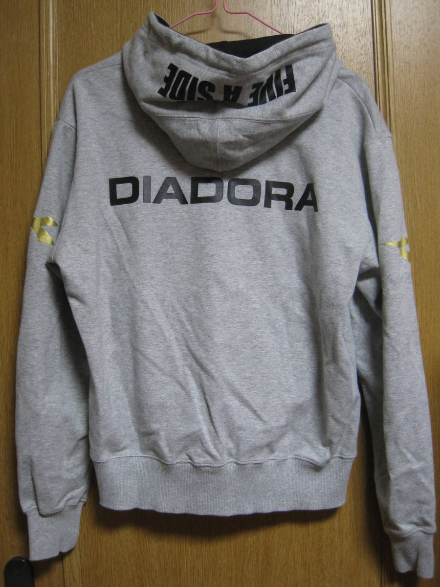  原文:ディアドラ　ＤＩＡＤＯＲＡ　パーカー　グレー　Lサイズ　美品　／356