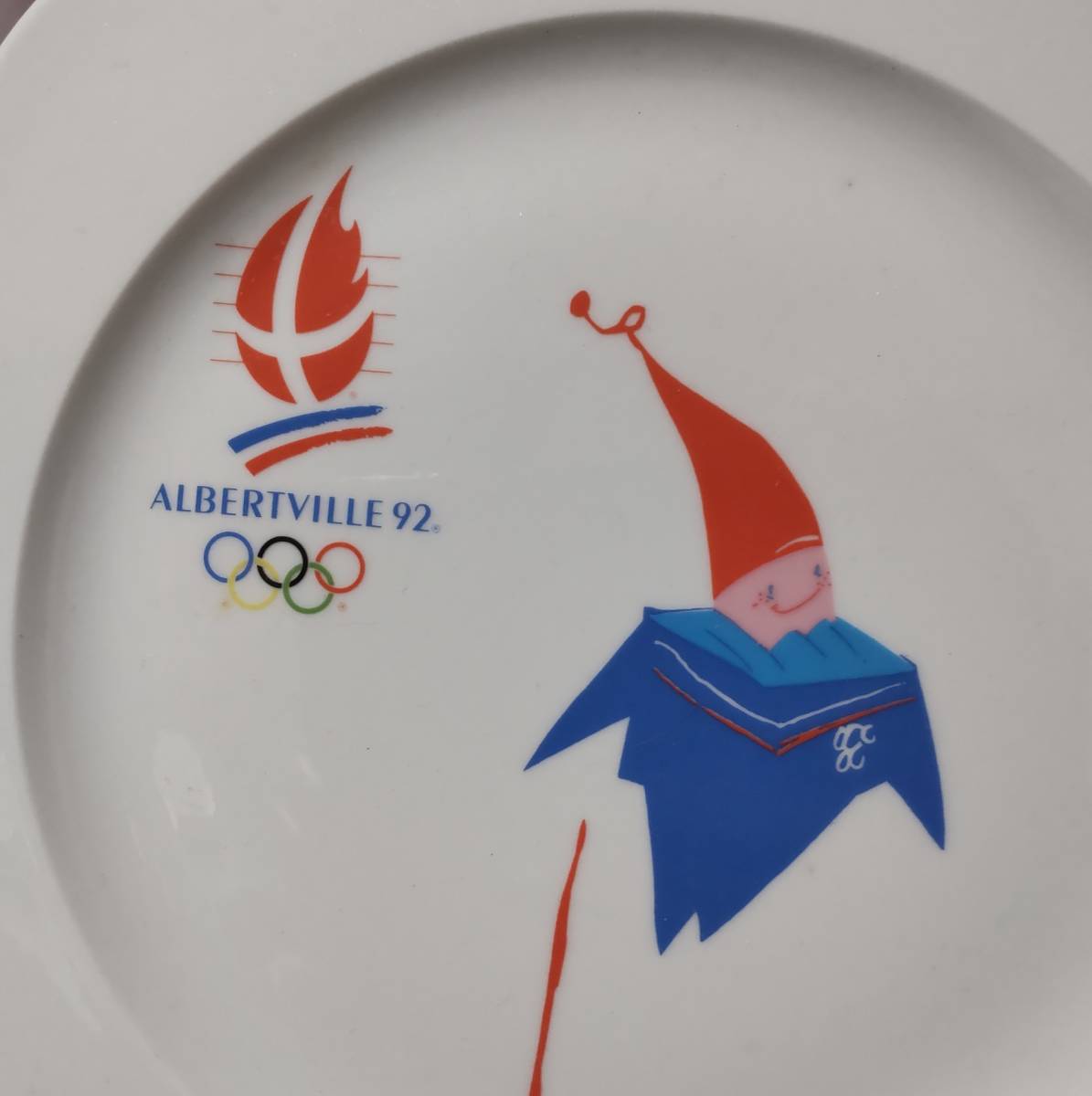’92年 アルベールビルオリンピック 絵皿の画像2