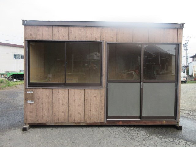 KD24na side unit house super house 2 tsubo ( approximately 4 tatami ) E-20 type prefab container house key attaching 