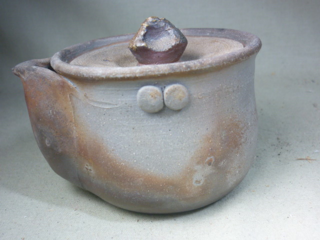 備前焼宝瓶、湯冷、京焼染付横手急須 他 複数作家 まとめて 計6個 陶芸