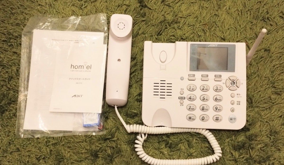 ホムテル3G SIMフリー電話機 AK-010 ABIT 電話工事不要|Yahoo!フリマ