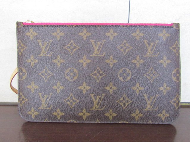 ブラウン LOUIS VUITTON ルイヴィトン モノグラム ピヴォワンヌ ポーチ