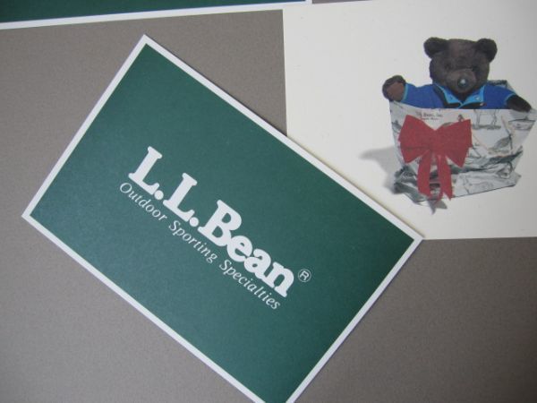 ポストカード4枚 L.L.Bean　　ベアー_画像2