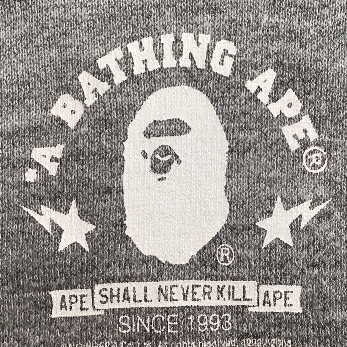 General logo フルジップ パーカー Mサイズ a bathing ape BAPE full zip hoodie エイプ ベイプ アベイシングエイプ ジェネラル グレー m38_画像4