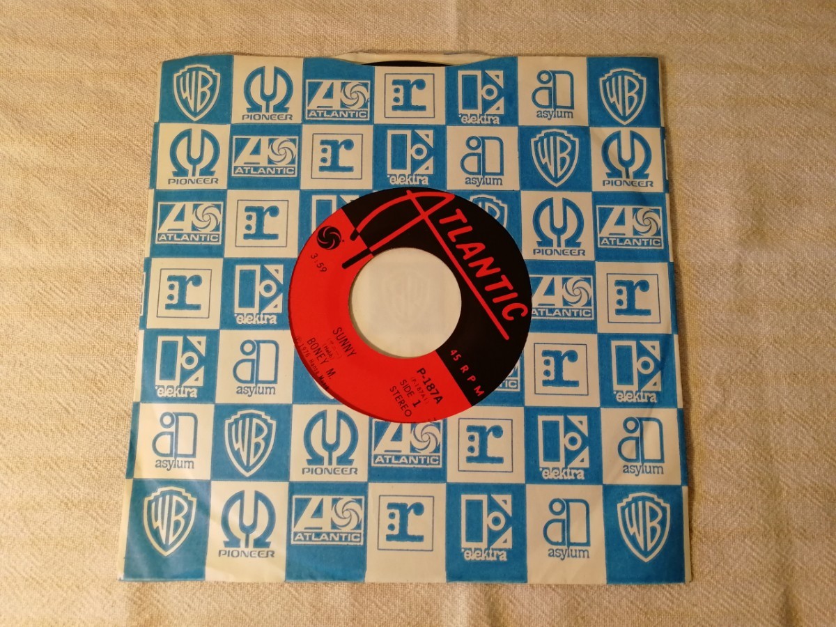 Boney M.サニー ニューヨーク・シティ レコード EP 昭和レトロ ボニーM ディスコヒッツ SUNNY New York City ワーナー・パイオニア P-187A_画像5