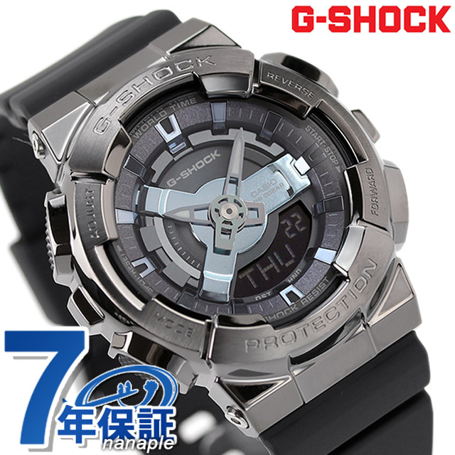 G-SHOCK Gショック クオーツ GM-S110B-8A レディース 腕時計 カシオ casio アナデジ ブラック グレー 黒_画像1