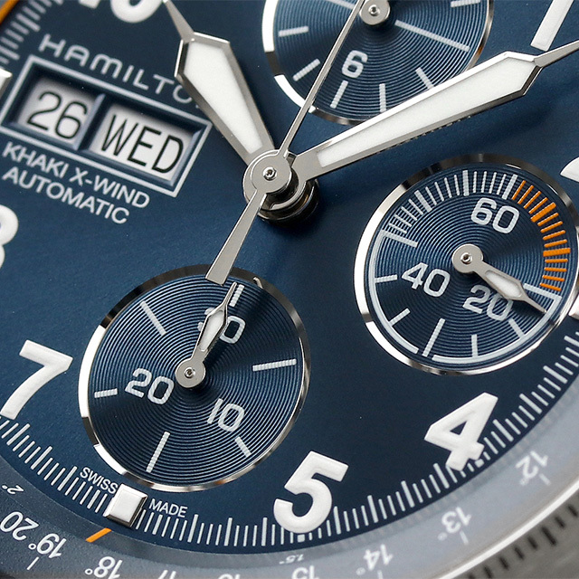 ハミルトン カーキ アビエーション X-ウィンド オートクロノ 45.5mm